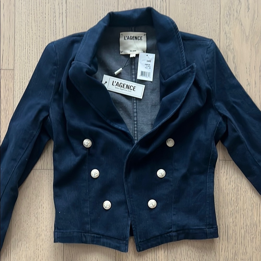 L'AGENCE Denim Blazer